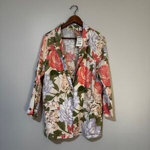 Joie | Multicolor Floral Blazer (Size L)